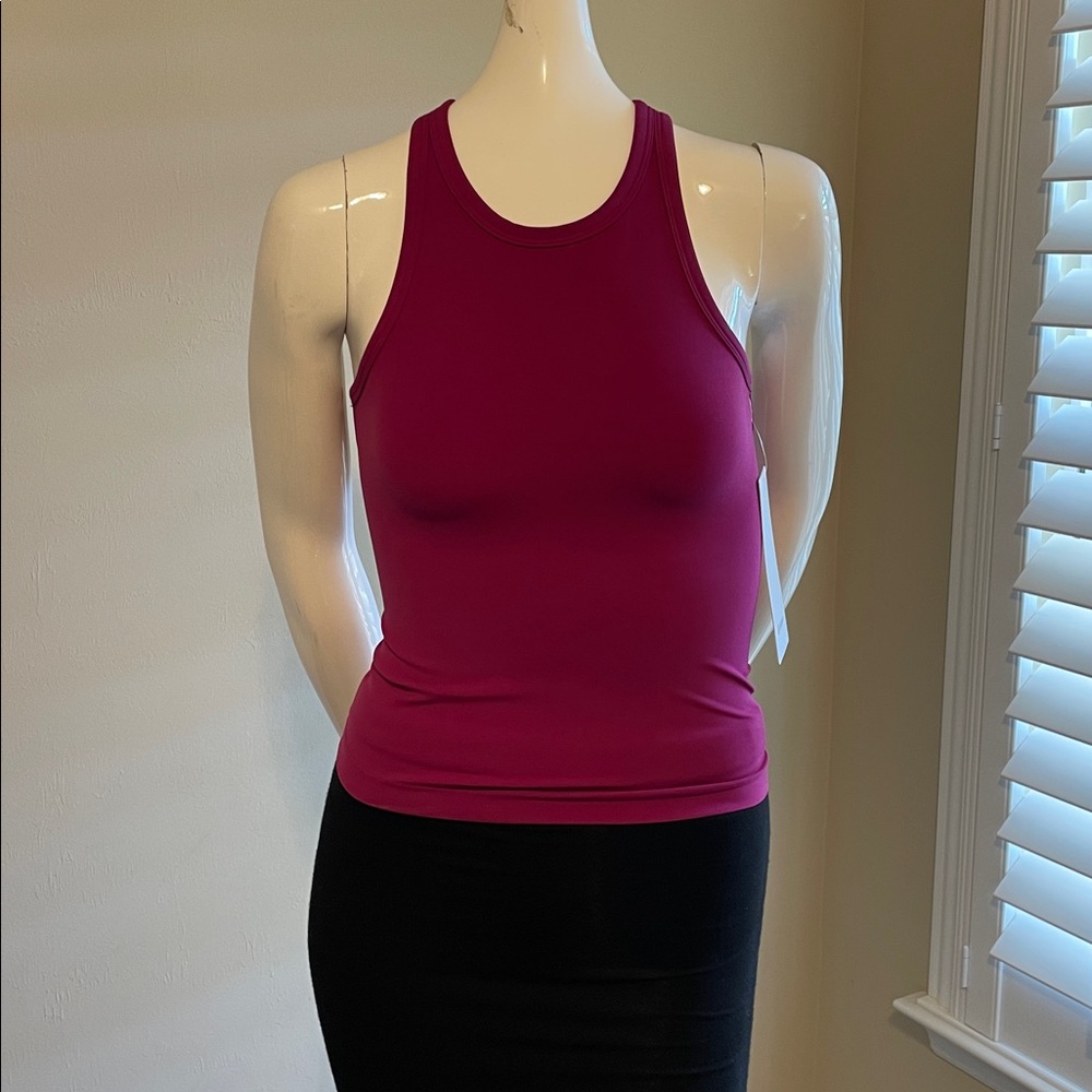 Lululemon Align Waist Length Racerback 2 NWT Magenta Purple MGPR